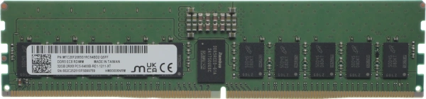 Память DDR5 Crucial MTC20F2085S1RC64BD2 32Gb DIMM ECC Reg PC5-51200 CL52 6400MHz