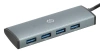 Разветвитель USB-C Digma HUB-4U3.0-UC-G 4порт. серый