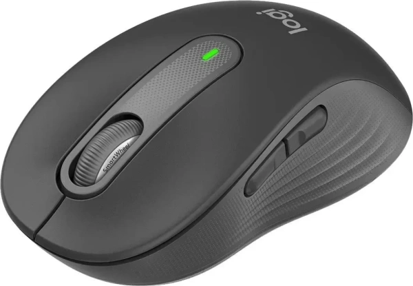 Мышь Logitech M650 L черный оптическая 4000dpi silent беспров. BT/Radio USB 5but (910-006350)