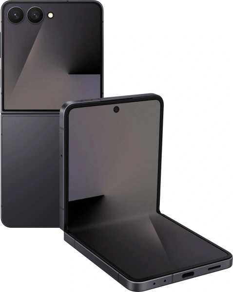Смартфон Samsung SM-F766B Galaxy Z Flip7 512Gb 12Gb черный раскладной 3G 4G 1Sim 6.9" 1080x2520 Android 16 50Mpix 802.11 a/b/g/n/ac/ax/be NFC GPS GSM900/1800 GSM1900 Protect