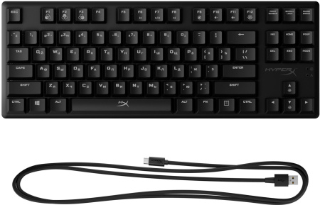 Клавиатура HyperX Alloy Origins Core механическая черный USB for gamer LED (4P5P3AA#ABA) кабель 1.8м