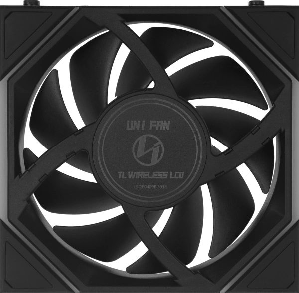 Вентилятор для корпуса Lian-Li Uni Fan TL Wireless LCD 120 LCD Reverse ARGB 120х124x28 черный 4-pin 31дБ (G99.12RTLLCD1W1B.R0) Ret