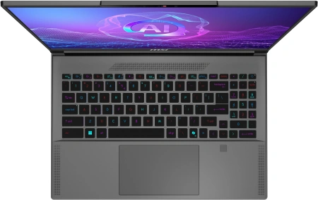 Ноутбук MSI Creator A16 AI+ A3HVGG-268RU Ryzen AI 9 365 32Gb SSD1Tb NVIDIA GeForce RTX4070 8Gb 16" IPS QHD+ (2560x1600) Windows 11 Home grey WiFi BT Cam (9S7-15FK14-268)