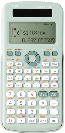 Калькулятор научный Deli ED991ES зеленый 10+2-разр.