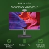Моноблок Digma Pro Vision 23.8" Full HD Ryzen 5 5500U (2.1) 16Gb SSD512Gb RGr CR Windows 11 Pro Eth WiFi BT 90W клавиатура мышь Cam черный 1920x1080