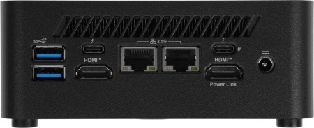 Неттоп MSI Cubi NUC 1M-052BRU Core 5 120U (1.4) Graphics CR без ОС 2xGbitEth WiFi BT 120W черный (936-B0B111-080)