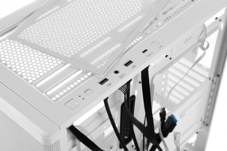 Корпус Formula Air Power G5 Plus белый без БП ATX 2xUSB2.0 audio bott PSU
