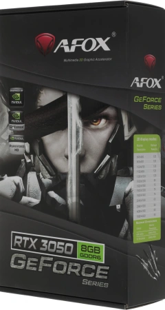 Видеокарта Afox PCI-E 4.0 AF3050-8GD6H2-V4 NVIDIA GeForce RTX 3050 8Gb 128bit GDDR6 1552/14000 DVIx1 HDMIx1 DPx1 HDCP Ret
