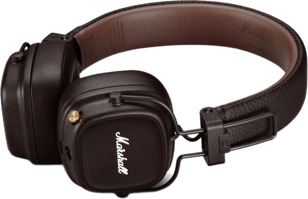 Гарнитура накладные Marshall Major IV коричневый беспроводные bluetooth оголовье (MAJOR IV BROWN)