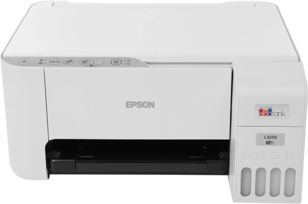 МФУ струйный Epson L3256 (C11CJ67411/421/504/524/516/519) A4 WiFi белый
