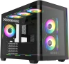 Корпус Bloody BD-CC112 черный без БП mATX 9x120mm 2xUSB3.0 audio bott PSU