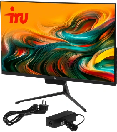 Моноблок IRU P233 23.8" Full HD i3 1220P (1.5) 8Gb SSD256Gb UHDG CR Windows 11 Pro 64 GbitEth WiFi BT 65W Cam черный 1920x1080