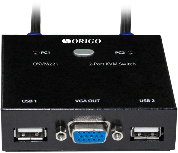 Переключатель KVM Origo OKVM221 2xPC port (OKVM221/A1A)