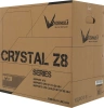 Корпус Formula Crystal Z8 FLOE белый без БП ATX 3x120mm 5x140mm 1xUSB2.0 1xUSB3.0 1xUSB3.1 audio bott PSU