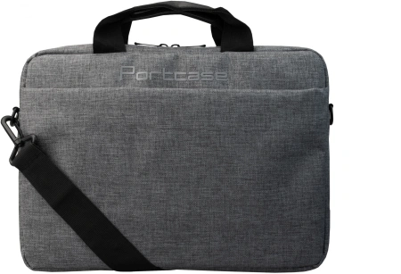Сумка для ноутбука 14" Portcase KCB-1614 серый нейлон/полиэстер (KCB-1614 GREY)