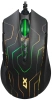 Мышь A4Tech X89 Maze черный оптическая 2400dpi USB 8but (X89 (MAZE))