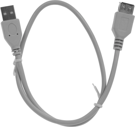 Кабель-удлинитель Premier 5-905 USB A(m) USB 2.0 A (f) 0.5м (5-905 0.5) серый