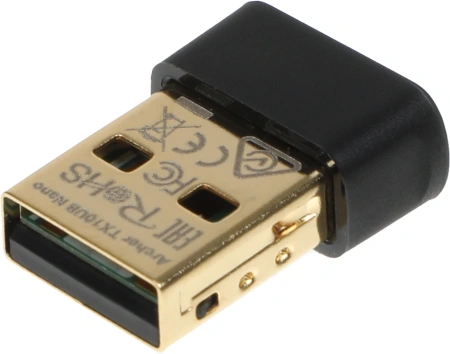 Сетевой адаптер Wi-Fi + Bluetooth TP-Link Archer TX10UB Nano AX900 USB 2.0 (ант.внутр.)