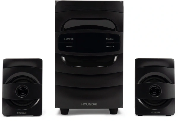 Микросистема Hyundai H-MS1404 черный 30Вт FM USB BT