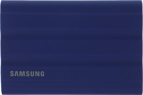 Накопитель SSD Samsung Original USB-C 2Tb MU-PE2T0R/WW Shield T7 1.8" синий