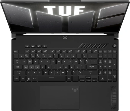 Ноутбук Asus TUF Gaming F16 FX607VJ-RL013 Core 5 210H 16Gb SSD512Gb NVIDIA GeForce RTX 3050 6Gb 16" IPS FHD+ (1920x1200) без ОС grey WiFi BT Cam (90NR0MZ6-M000F0)