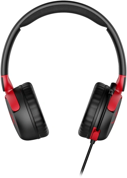 Наушники с микрофоном HyperX Cloud Mini черный/красный накладные оголовье (7G8F4AA)