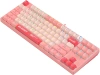 Клавиатура A4Tech S87 Energy механическая розовый USB for gamer LED (S87 USB ENERGY PINK) кабель 1.8м