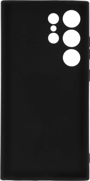 Чехол (клип-кейс) BoraSCO для Samsung Galaxy S24 Ultra Silicone Case черный (72952)