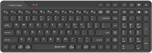 Клавиатура A4Tech FBK27C AS черный USB беспроводная BT/Radio slim Multimedia