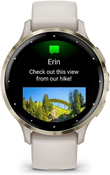 Смарт-часы Garmin Venu 3s 41мм 1.2" AMOLED корп.бежевый рем.бежевый разм.брасл.:110-175мм (010-02785-04)
