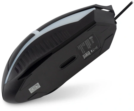 Мышь Оклик 398G черный оптическая 2400dpi USB для ноутбука 4but (1431665)