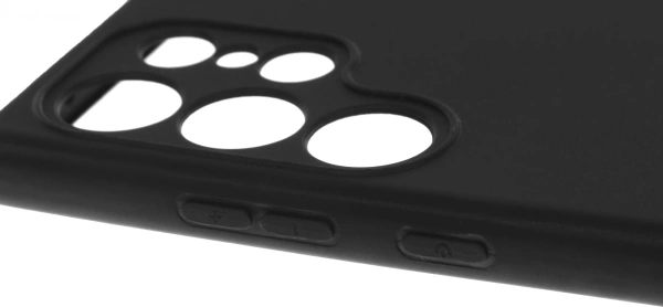Чехол (клип-кейс) BoraSCO для Samsung Galaxy S24 Ultra Silicone Case черный (72952)