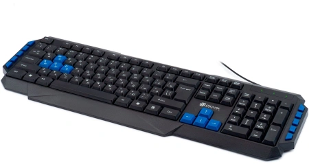 Клавиатура Оклик 750G FROST WAR черный/черный USB Multimedia for gamer (337452)