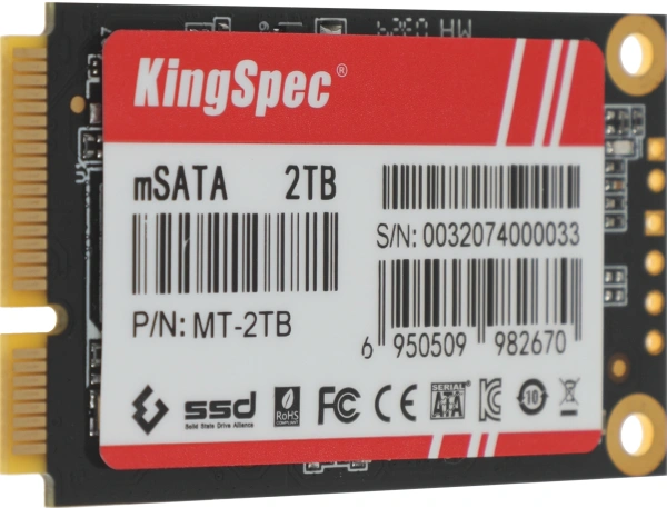 Накопитель SSD Kingspec SATA-III 2TB MT-2TB MT Series mSATA