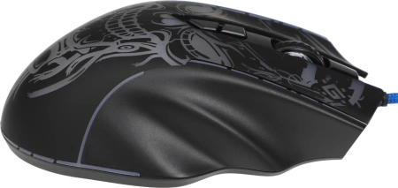 Мышь Defender Bulletstorm GM-928 черный оптическая 7200dpi USB 6but (52928)