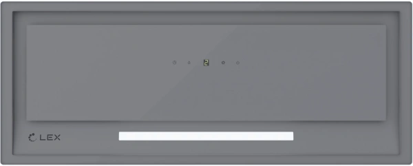 Вытяжка встраиваемая Lex Hyper 600 GS Inverter GR серый управление: сенсорное (1 мотор)