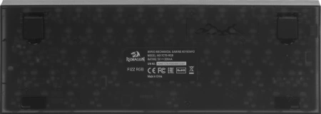 Клавиатура Redragon Fizz механическая прозрачный/черный USB Multimedia for gamer LED (71737) кабель 1.8м