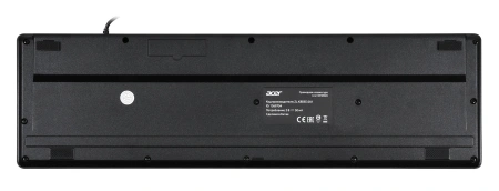 Клавиатура Acer OKW020 черный USB slim Multimedia (ZL.KBDEE.001) кабель 1.5м