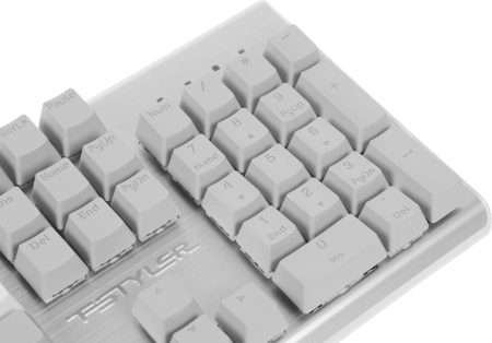 Клавиатура A4Tech FS100 механическая серый USB for gamer LED кабель 1.8м