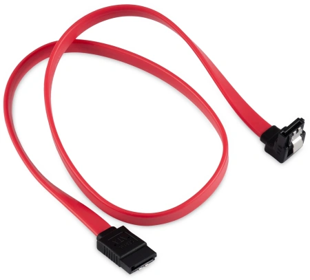 Кабель Buro ver3.0 SATA SATA угловой 0.5м (BU-SATA-SATA-ANG-LOCK) красный