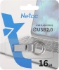 Флеш Диск Netac 16GB U275 NT03U275N-016G-20SL USB2.0 серебристый