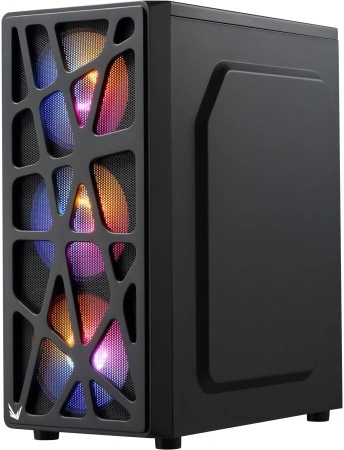 Корпус Formula Mana черный без БП ATX 4x120mm 2xUSB2.0 1xUSB3.0 audio bott PSU