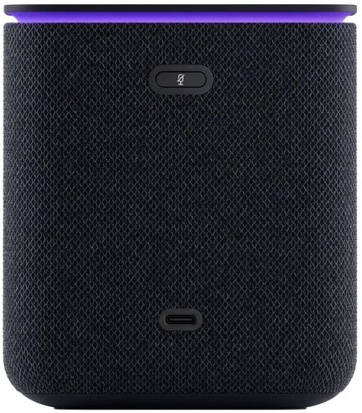 Умная колонка Yandex Станция Миди Алиса черный 24W 1.0 BT/Wi-Fi 10м (YNDX-00054BLK)