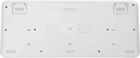 Клавиатура Logitech K650 белый USB беспроводная BT/Radio (подставка для запястий) (920-010986)