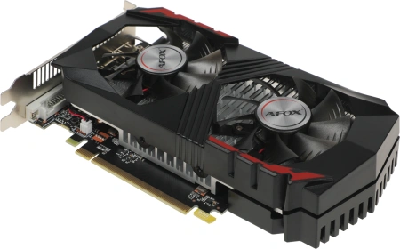 Видеокарта Afox PCI-E 3.0 AF1050TI-4096D5H5-V6 NVIDIA GeForce GTX 1050TI 4Gb 128bit GDDR5 1291/7000 DVIx1 HDMIx1 DPx1 HDCP Ret