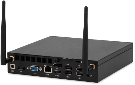 Неттоп IRU 310H6ITF i5 12400T (1.8) 8Gb SSD256Gb UHDG 730 Windows 11 Pro GbitEth WiFi BT черный (1975183)
