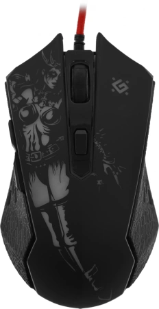 Мышь Defender Sin`Sister GM-933 черный оптическая 7200dpi USB 5but (52933)