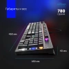 Клавиатура Оклик 970G Dark Knight механическая черный/серебристый USB for gamer LED