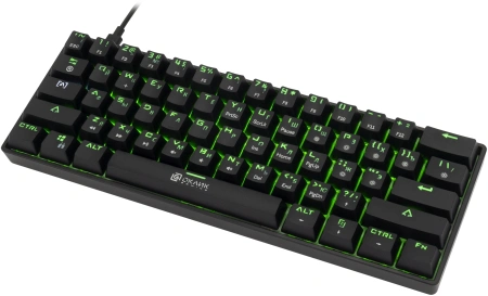 Клавиатура Оклик K713X механическая черный USB Multimedia for gamer LED