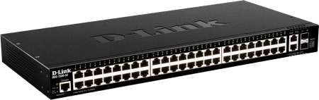 Коммутатор D-Link DGS-1520-52/A1A (L3) 48x1Гбит/с 2x10Гбит/с 2xКомбо(10GBase-T/SFP+) 2SFP+ управляемый